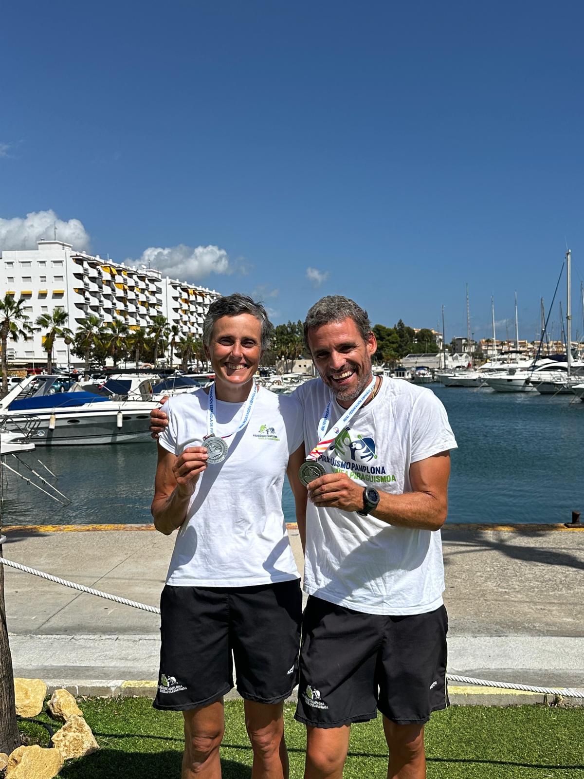 Amaia Osaba y Filipe Besada, subcampeones de Espa&ntilde;a de Kayak de Mar